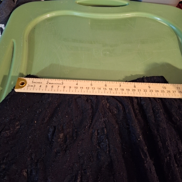 Chic Black Lace A-Line Skirt - Picture 5 of 6